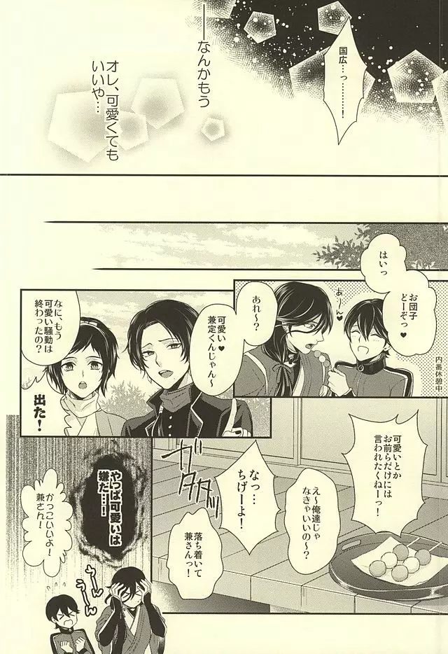 どう考えても兼さんが一番可愛いよ!兼さん! - page17