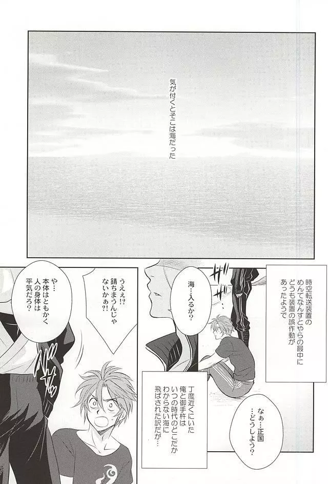 夏の終わりの海で - page2