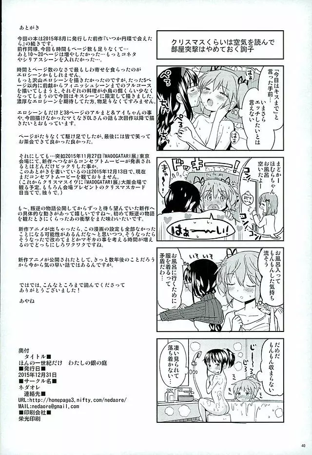 ほんの一世紀だけわたしの銀の庭 - page41