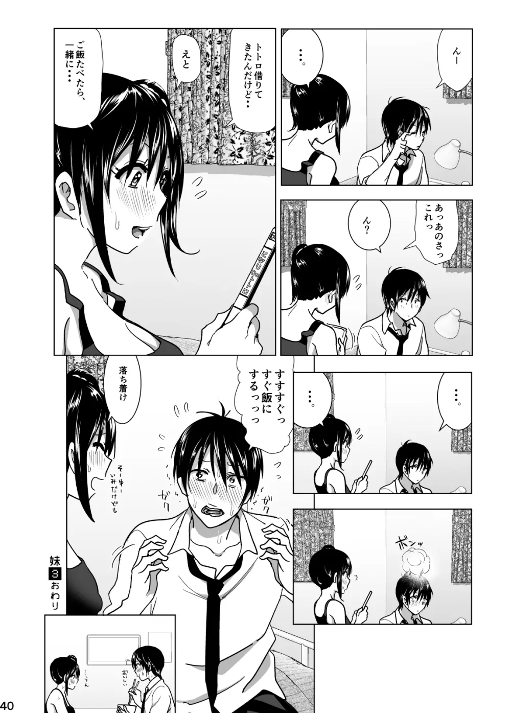 妹のおっぱいがまるだしだった話3 - page41