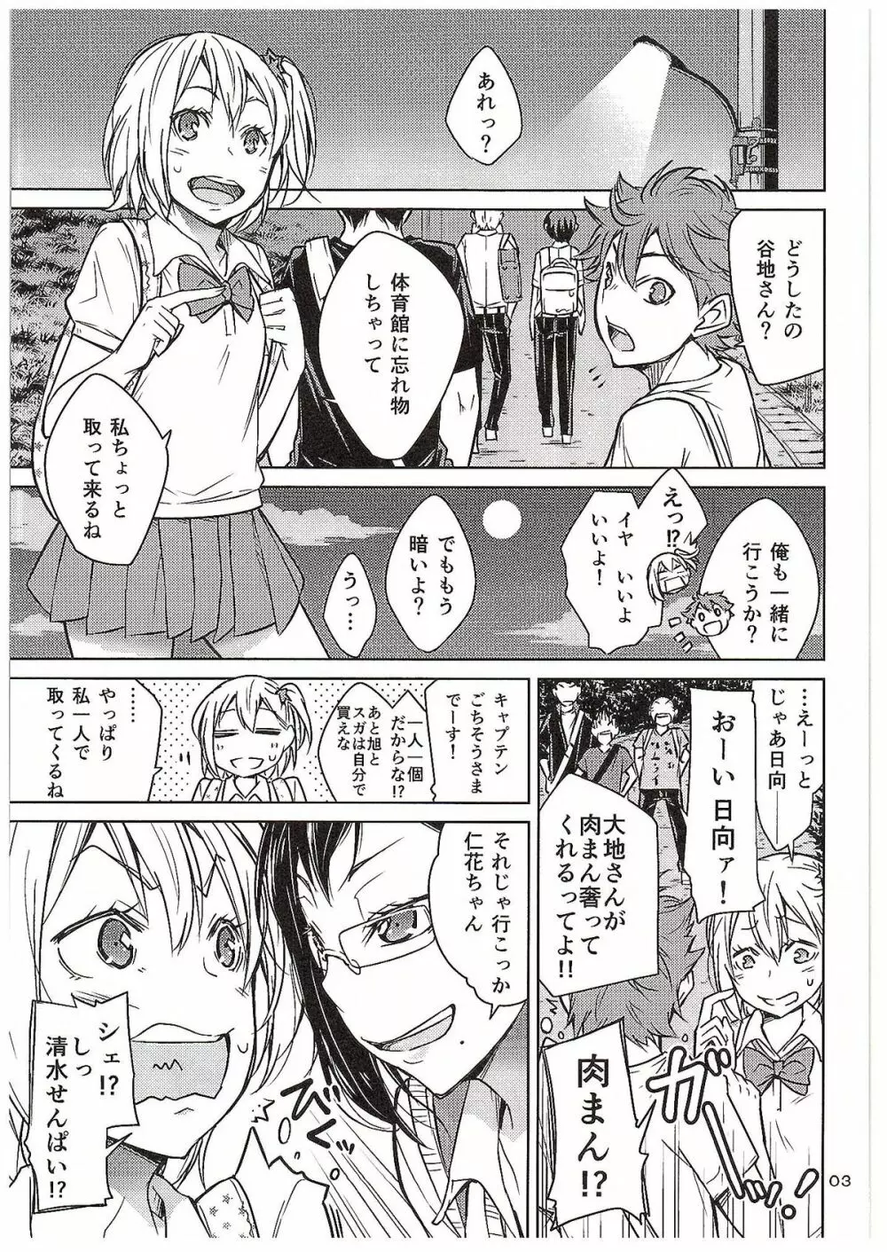 燃えよ!烏野バレーボール親善試合 - page2