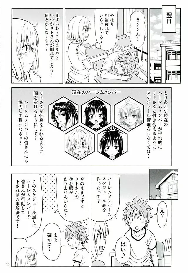 モモのハーレム管理術 - page9