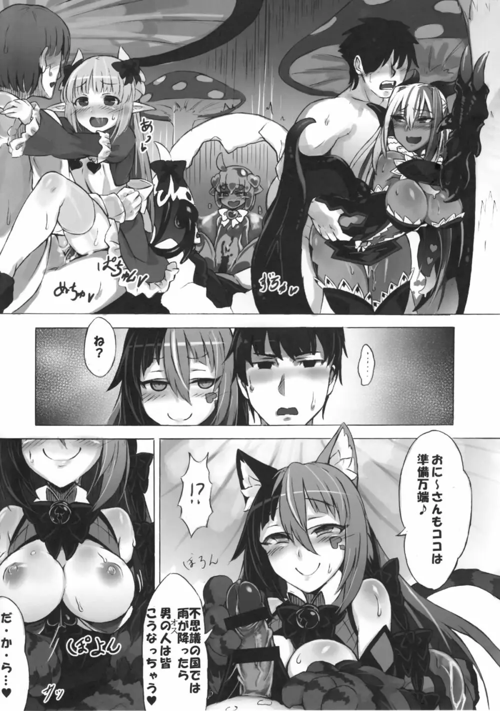 魔物娘図鑑・被害報告 ～チェシャ猫のおいでませ不思議の国～ - page12