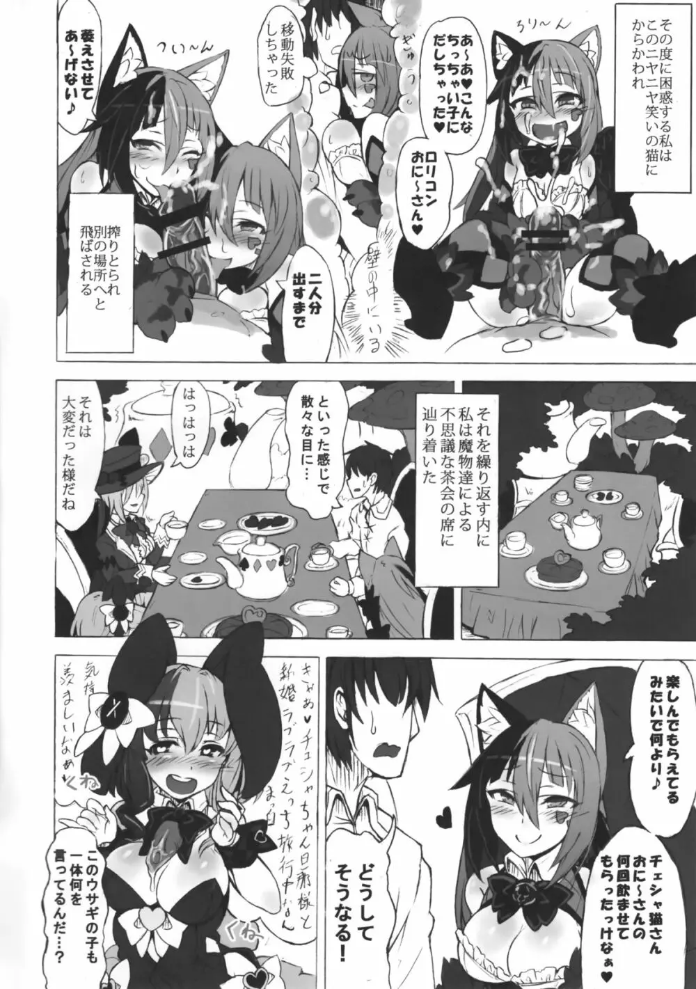 魔物娘図鑑・被害報告 ～チェシャ猫のおいでませ不思議の国～ - page15