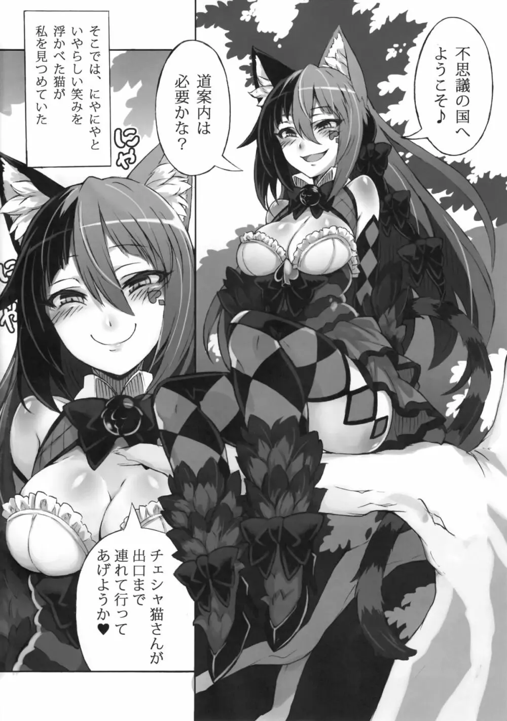 魔物娘図鑑・被害報告 ～チェシャ猫のおいでませ不思議の国～ - page5