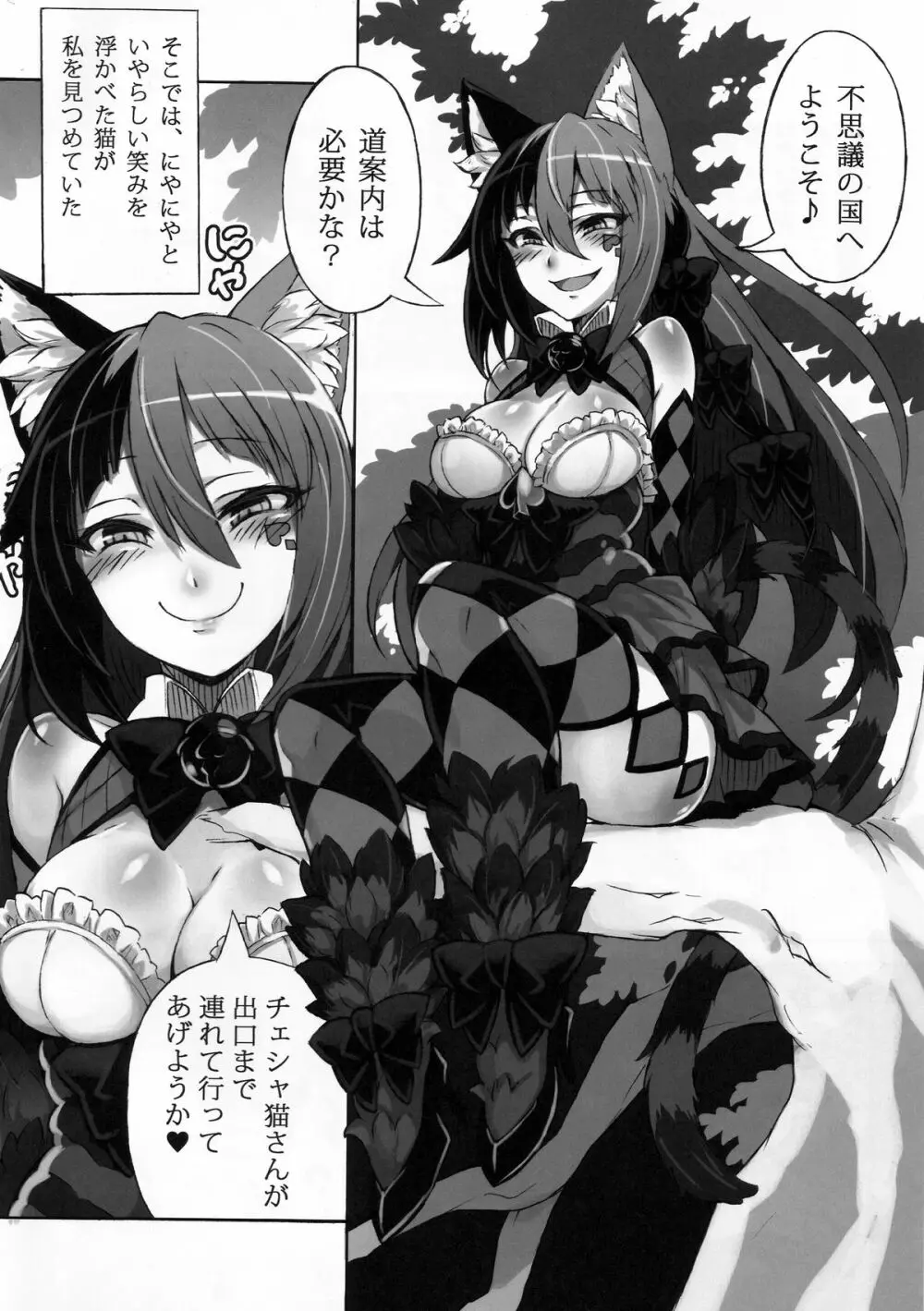 魔物娘図鑑・被害報告 ～チェシャ猫のおいでませ不思議の国～ - page4