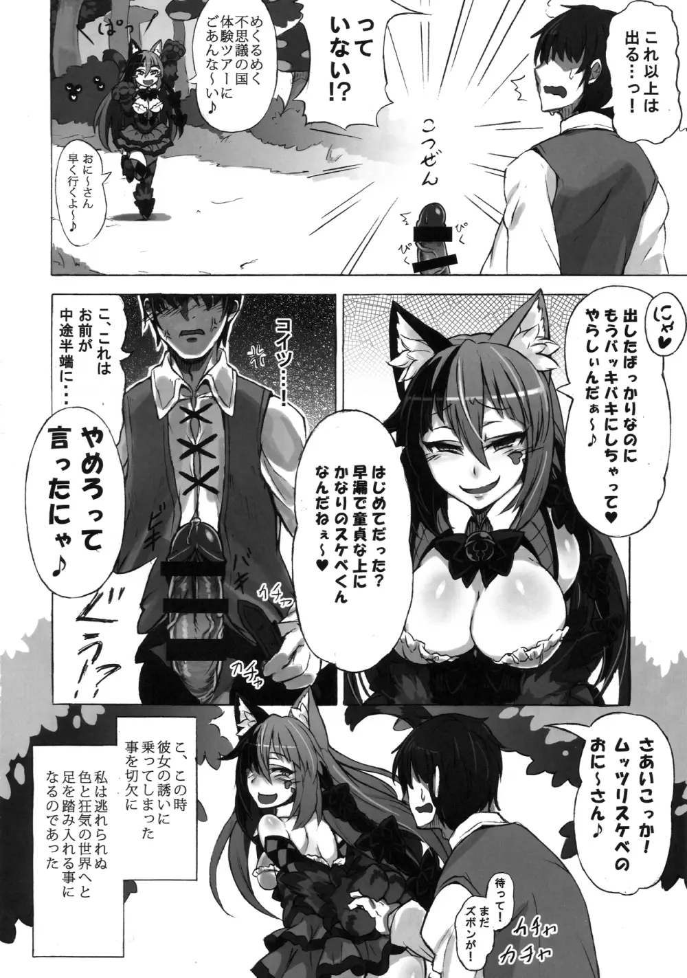 魔物娘図鑑・被害報告 ～チェシャ猫のおいでませ不思議の国～ - page8