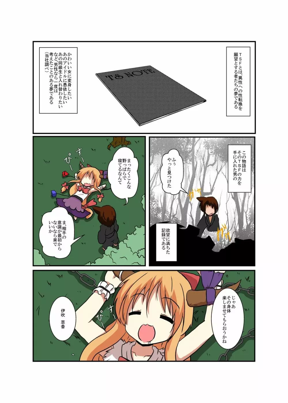 東方TS物語～萃香編～ - page4