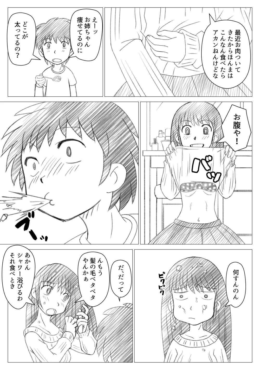 お姉ちゃんにむかれちゃいました - page4