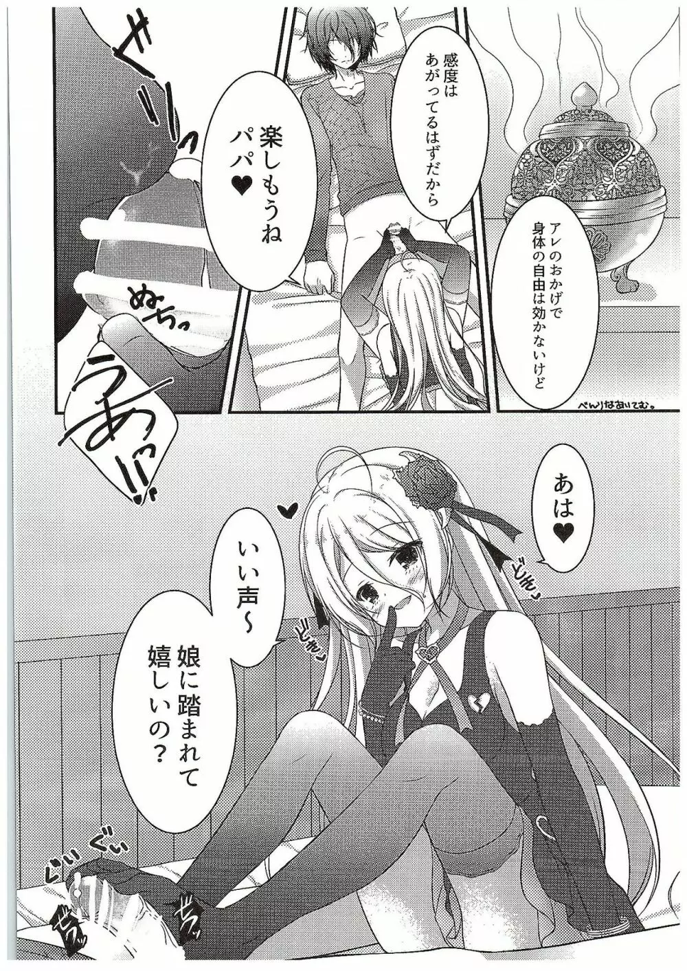 パパの射精管理はモルがするのっ - page7