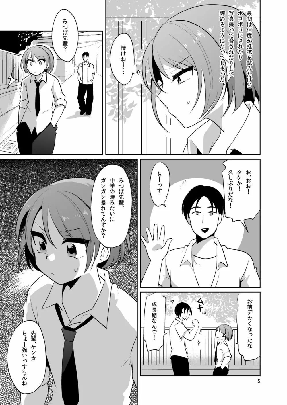 負け犬のみつば君 -放課後集団凌辱- - page6