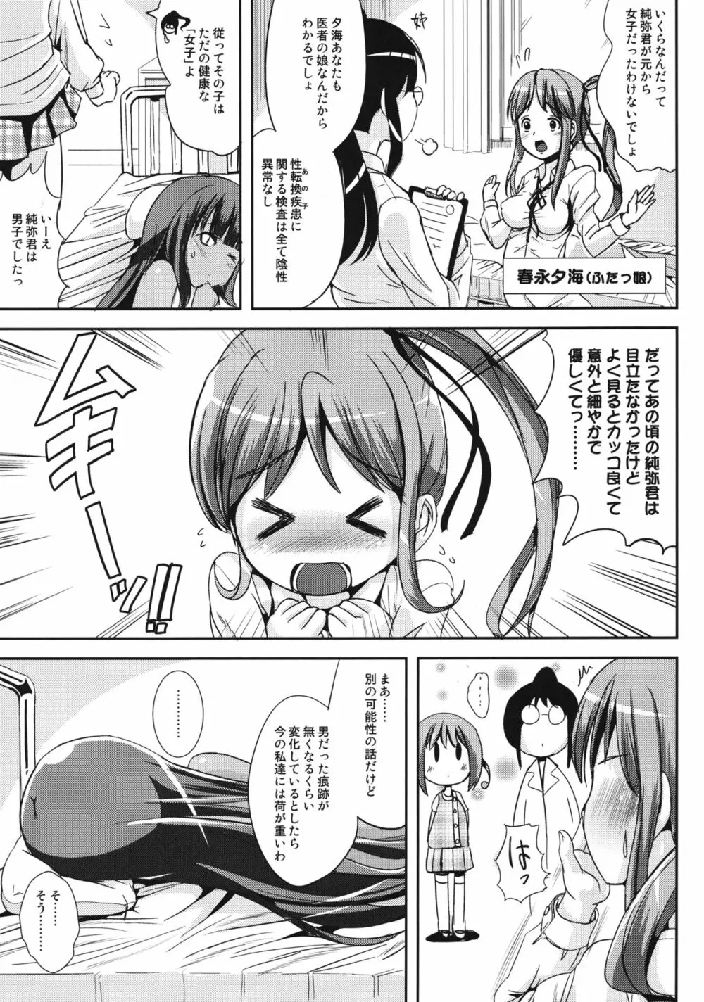 朝女な俺とふたなりっ娘お嬢様 3 LIVE A LIVE - page4