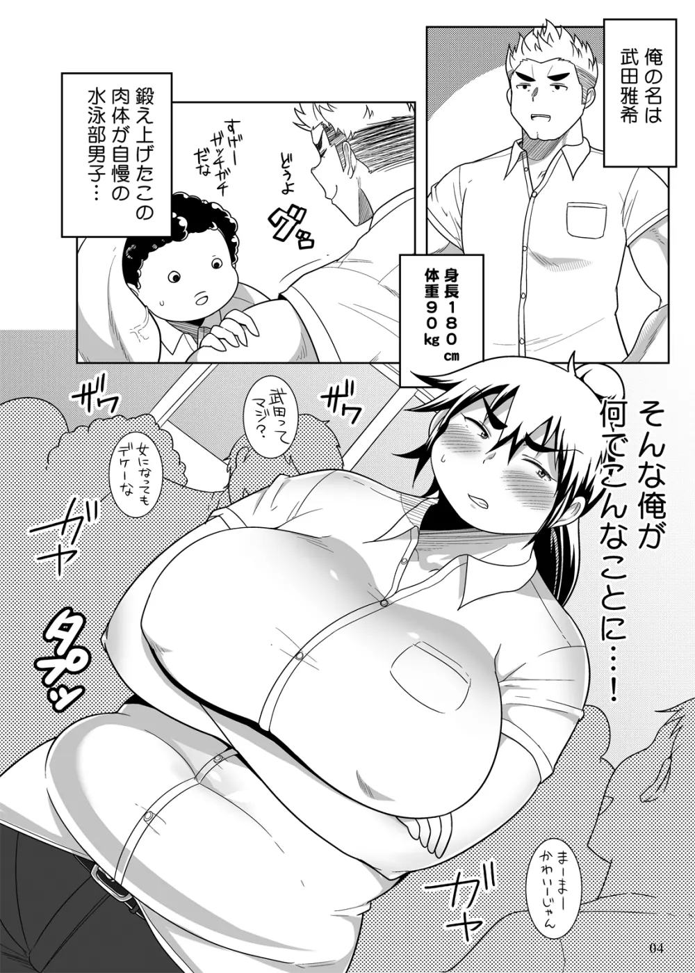 ぽっちゃり娘にTSしたら周りがデブ専になった件 - page3