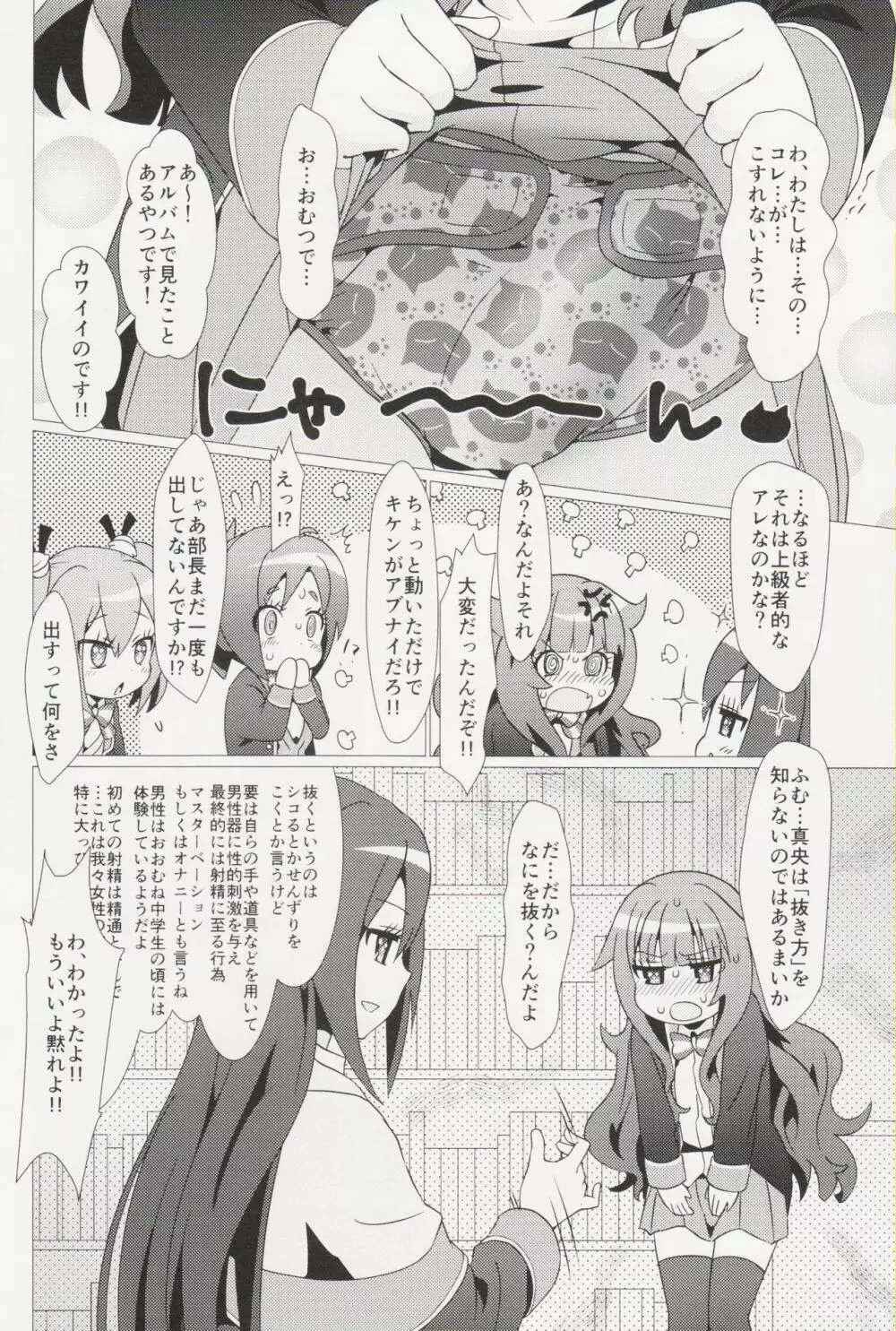 ある日の真夜中!!GJ部員にナニカが生えた!! - page7