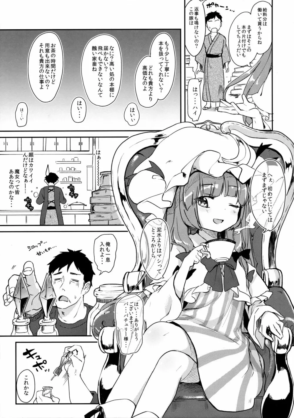 からくちパチュリーさま - page4