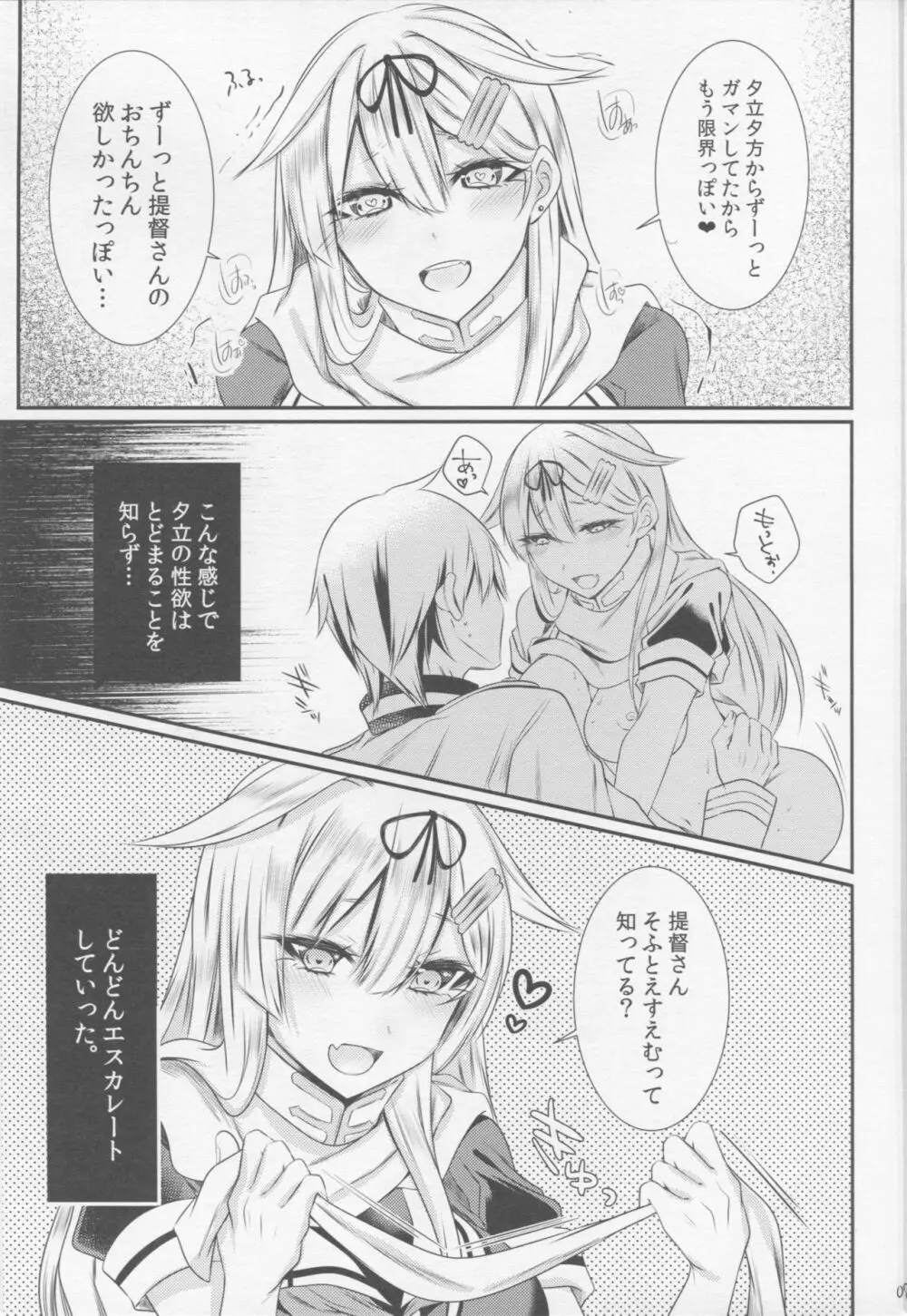 夕立に顔面騎乗されて嬉ションされる本 - page6