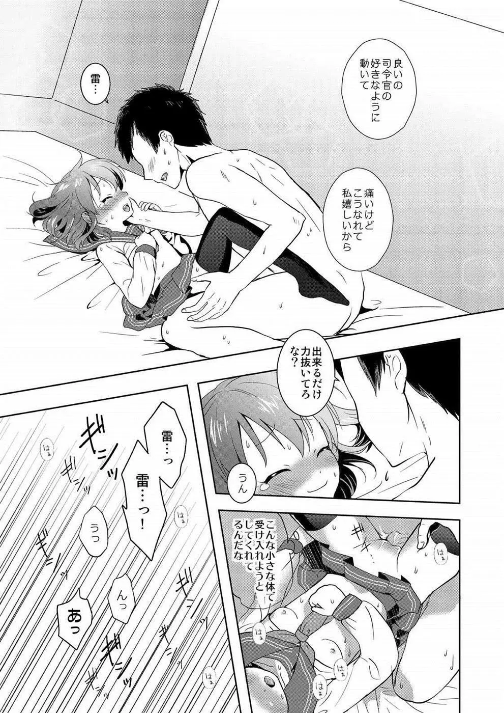 はじめてだけど雷に頼っていいのよ! - page22