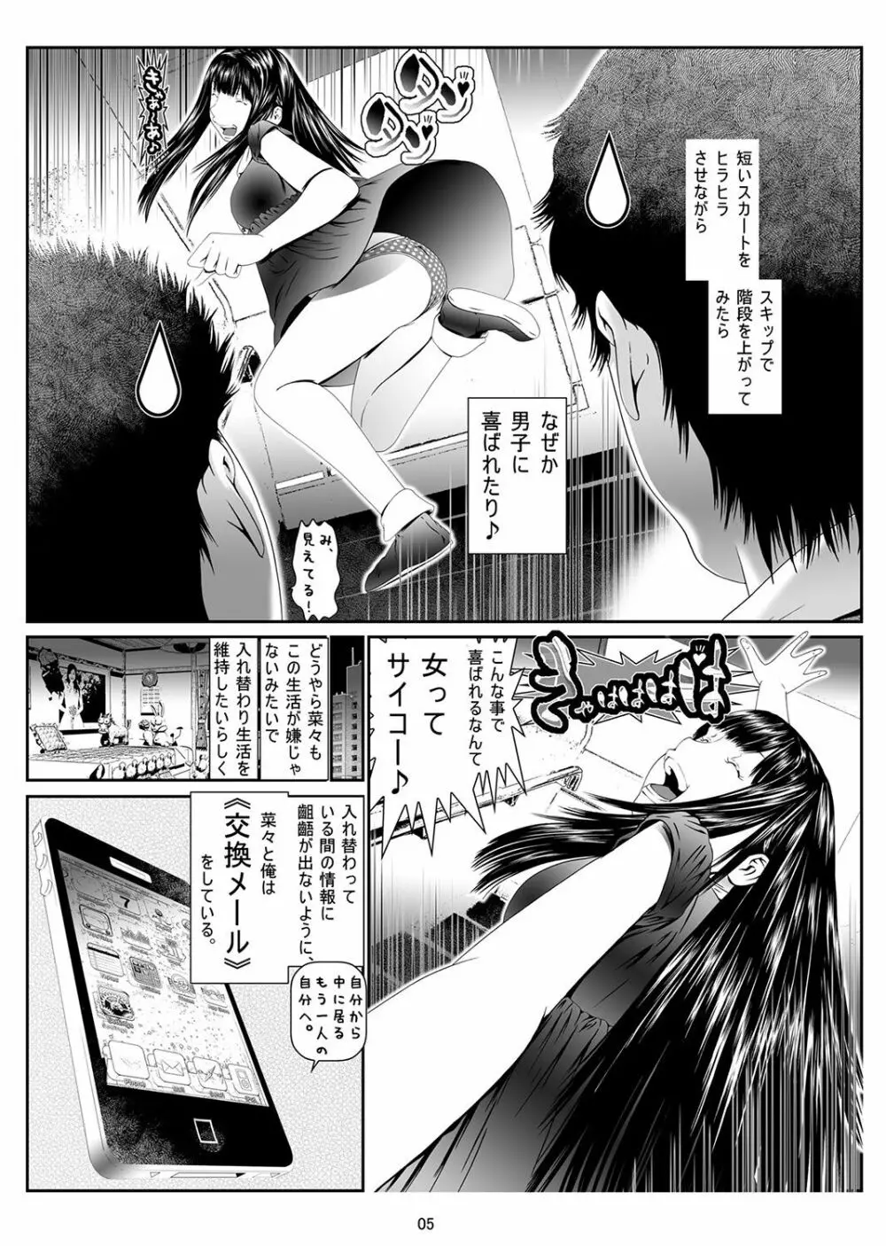 にょたいか・俺！～女の子ってキモチいい！！～ 1 - page6