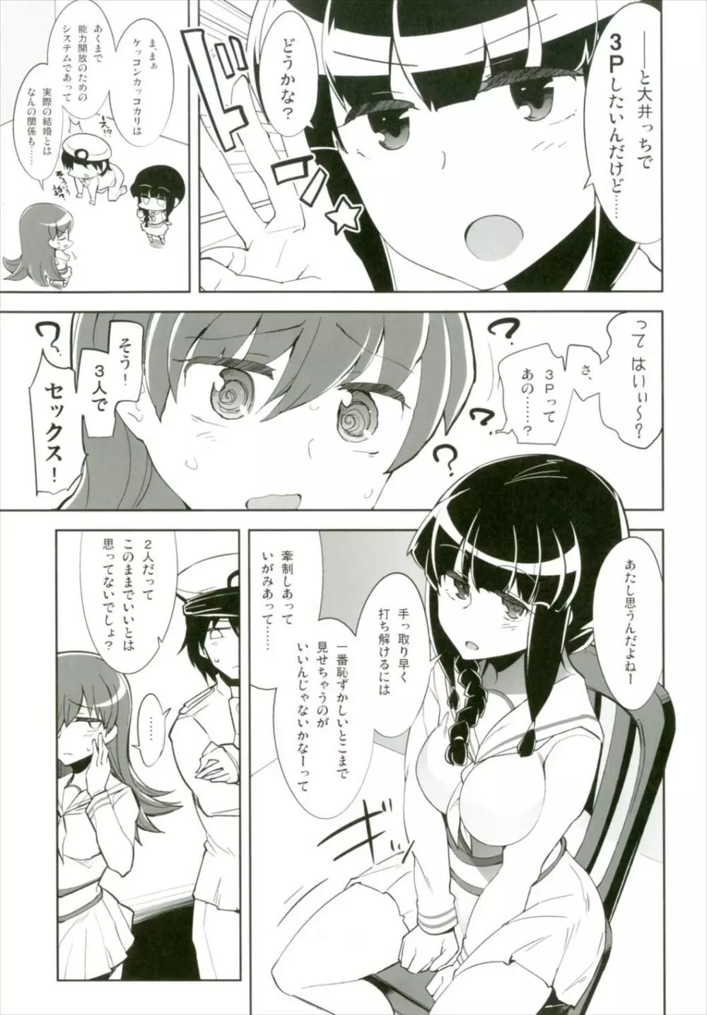 北上さんと大井っちないしょのないしょ - page6