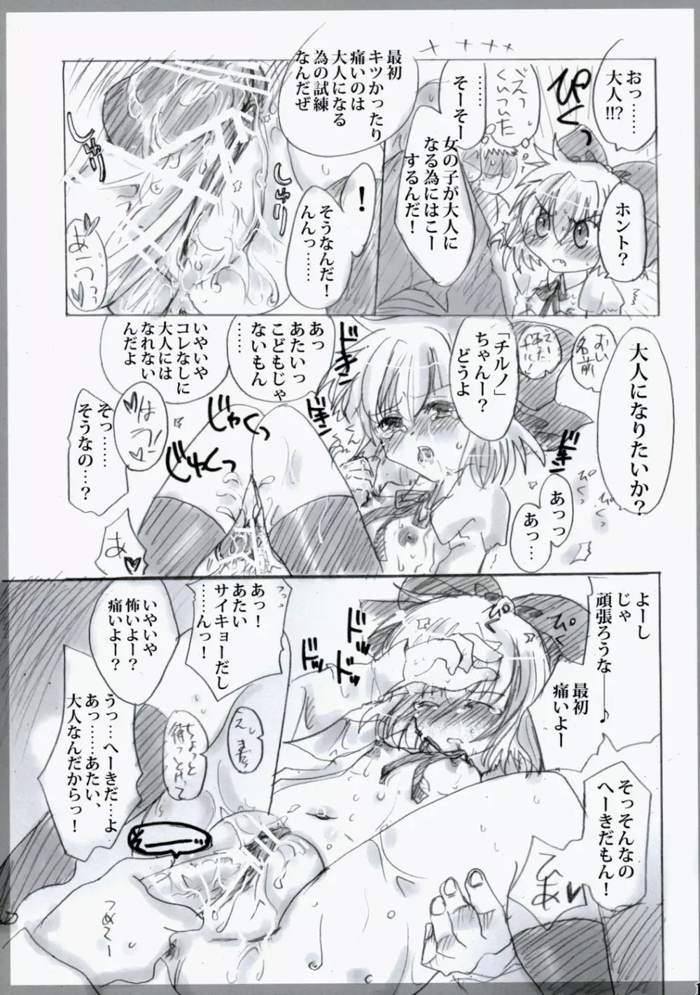 東方春画本 氷精遭難 - page15