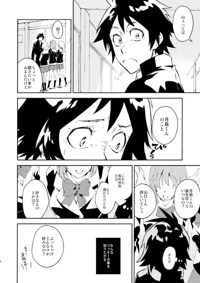 ロマンチストな君の指先がココをなぞる - page5