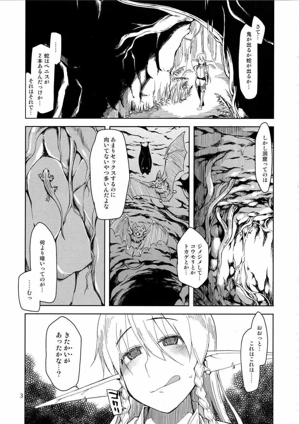 ドスケベエルフの異種姦日記 2 - page4