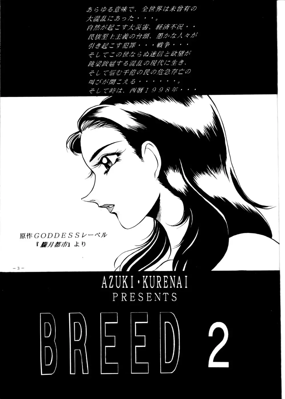 朧月都市 ファンブック BREED 2 奴隷助教授 高坂詩織2 - page3