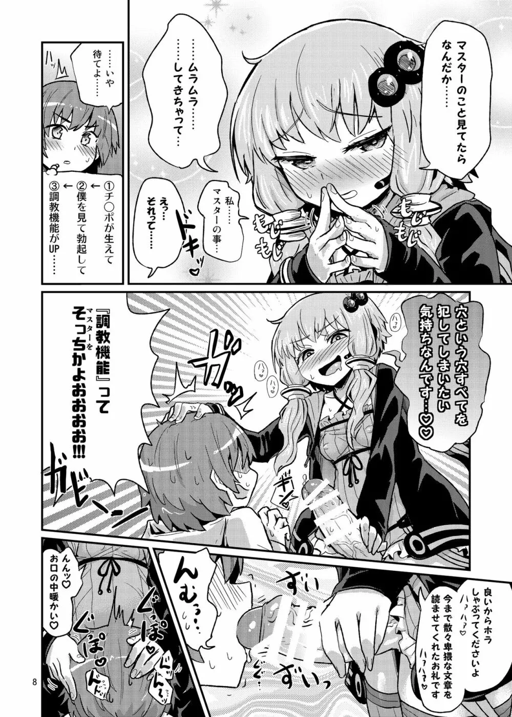 ふたなりゆかりさんに逆アナル調教される本 - page8