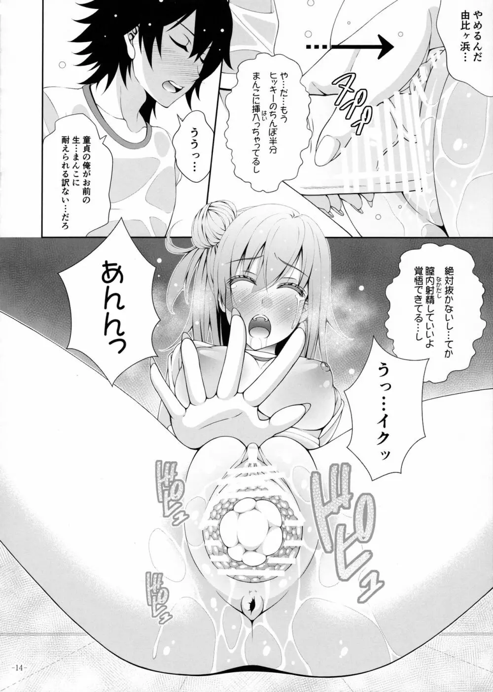 やはり由比ヶ浜結衣はどうしようもなくビッチである - page13