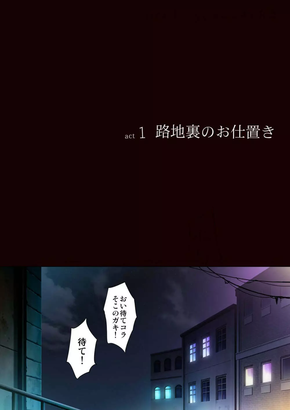 路地裏のお仕置き - page2